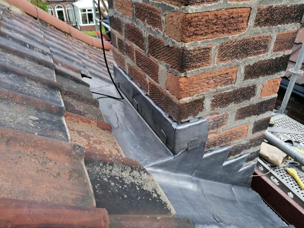 Roof flashing repair
